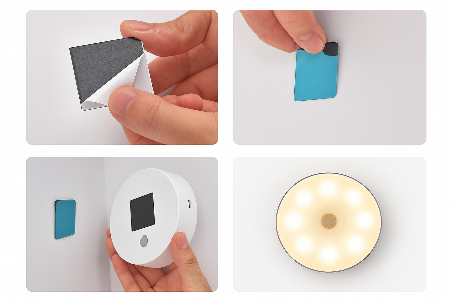 LED-lampa med rörelsesensor – Smart, trådlös och USB-uppladdningsbar